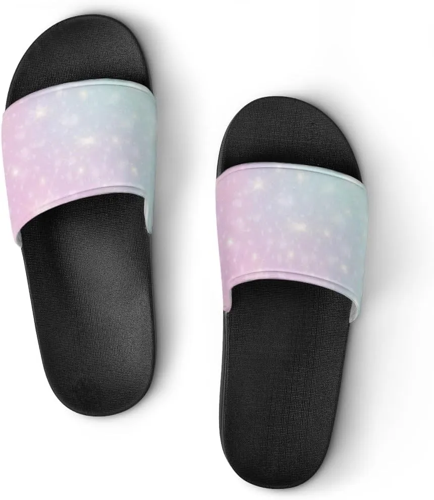 Unisex Slides for Women Men, Comfortable Slippers Slides, Non-slip Shower Shoes House Fashion Thick for Indoor & Outdoor（23073101）