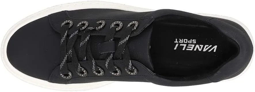 VANELi Womens Ysenia Lace Up Sneakers Shoes Casual - Black