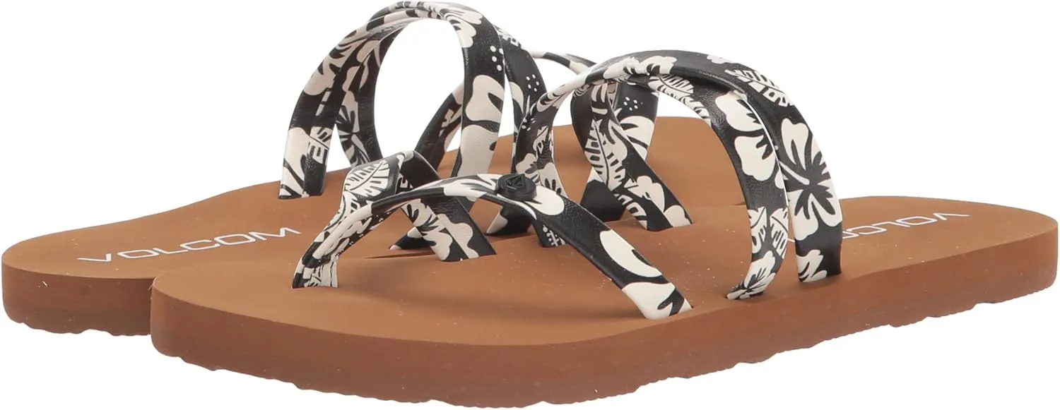 Volcom Girls' Easy Breezy Big Girls Thong Flip Flip Sandals