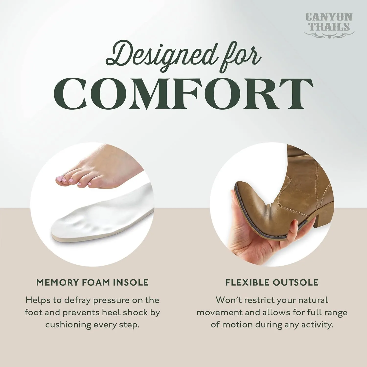 Western Cowboy Boots for Women - Durable Stack Heel and Ankle Style Cowgirl Boots - Comfortable Faux Leather Teen Girls & Women's Ankle Booties