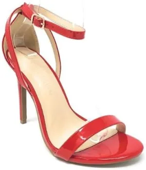 Wild Diva Women's Tampa-07 Round Toe Ankle Strap Stiletto High Heel Sandals