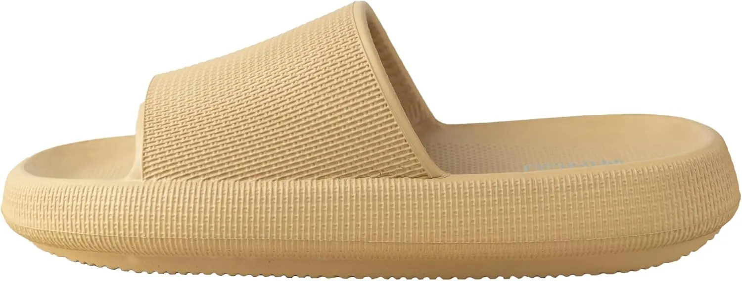 Wingu Pillow Slippers for Women and Men - Non-Slip EVA Shower Sandals | Thick 1.77-Inch Sole Slides for Indoor & Outdoor | Cloud Comfort, Quick-Dry, Lightweight House Shoes
