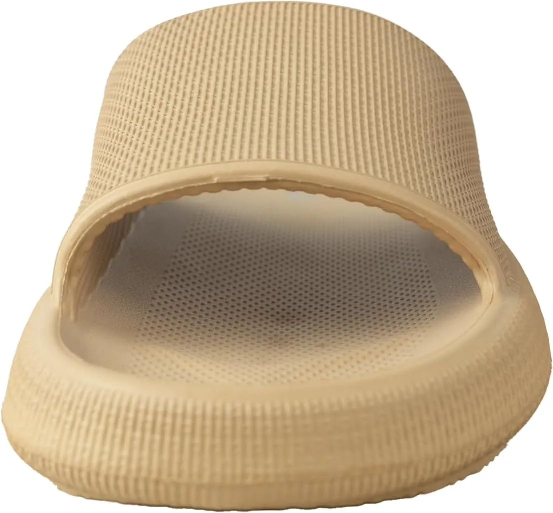 Wingu Pillow Slippers for Women and Men - Non-Slip EVA Shower Sandals | Thick 1.77-Inch Sole Slides for Indoor & Outdoor | Cloud Comfort, Quick-Dry, Lightweight House Shoes