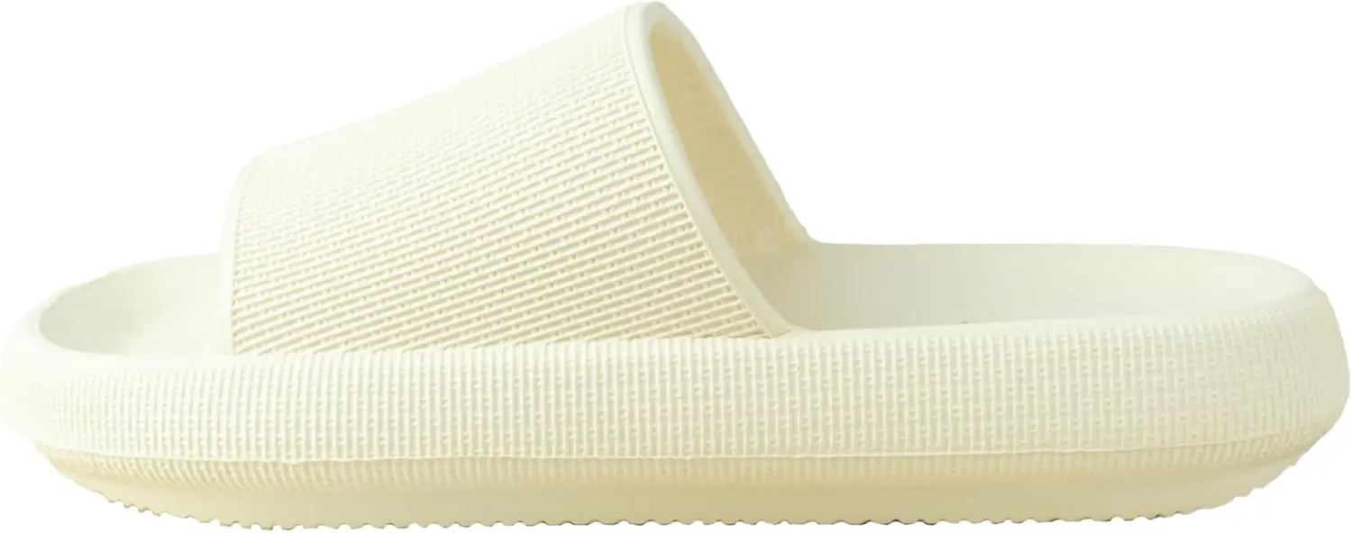 Wingu Pillow Slippers for Women and Men - Non-Slip EVA Shower Sandals | Thick 1.77-Inch Sole Slides for Indoor & Outdoor | Cloud Comfort, Quick-Dry, Lightweight House Shoes