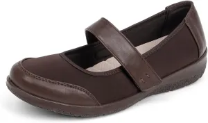 Women Orthopedic Mary Jane Flats Comfortable Bunions Walking Shoes Round Toe Lightweight Orthotic Shoes with Arch Support