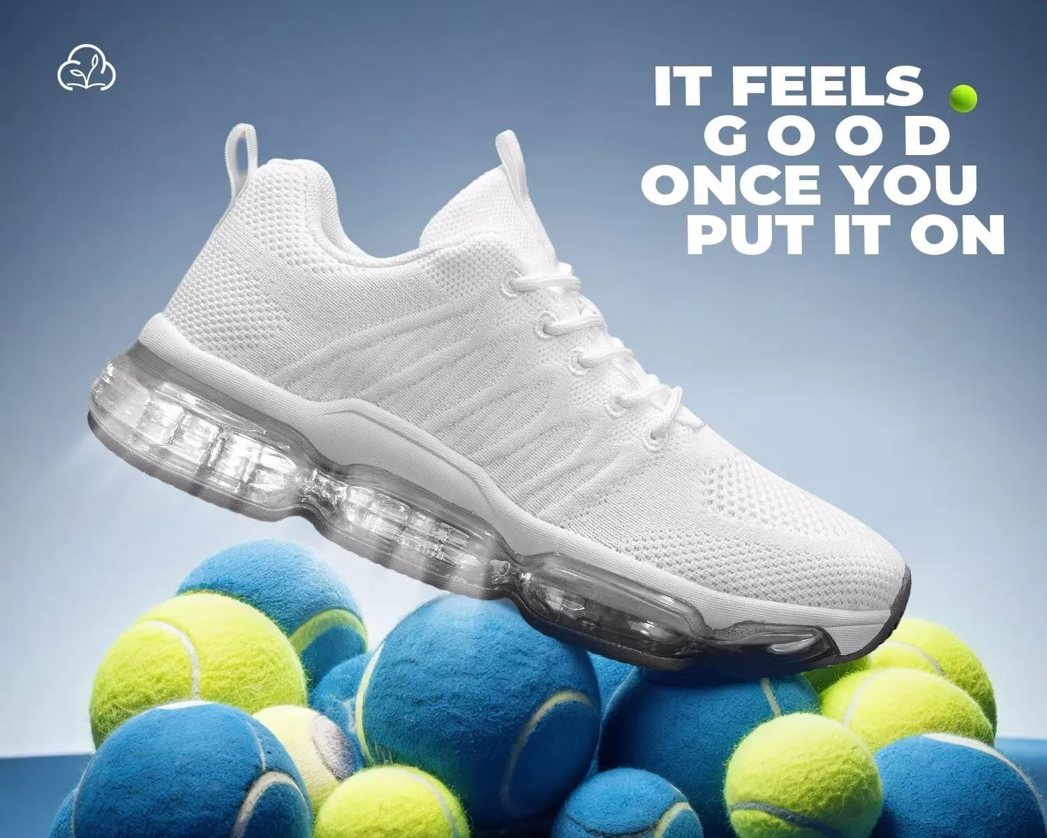 Womens Air Cushion Running Shoes Walking Jogging Fitness Gym Fashion Sneakers Lace Up Casual Comfortable Work Tennis Sport Athletic Trainers