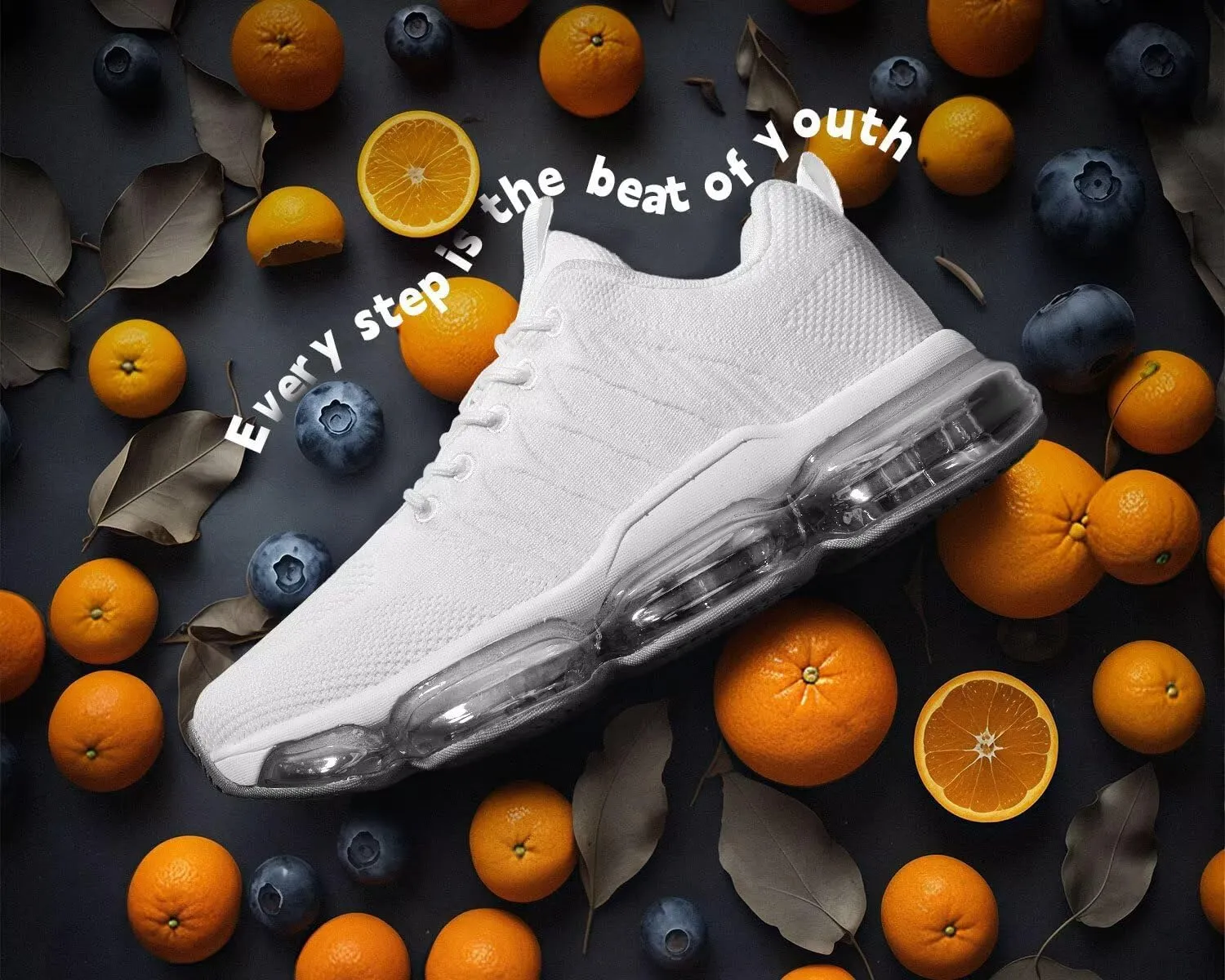 Womens Air Cushion Running Shoes Walking Jogging Fitness Gym Fashion Sneakers Lace Up Casual Comfortable Work Tennis Sport Athletic Trainers