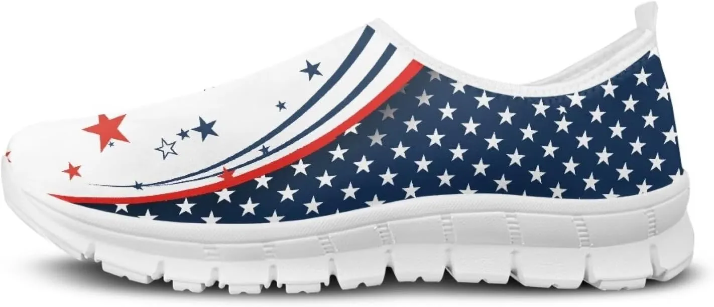 Womens Casual Sneakers, Comfortable Women's Loafers Shoes Slip On Flat Shoes Women's Athletic Shoes