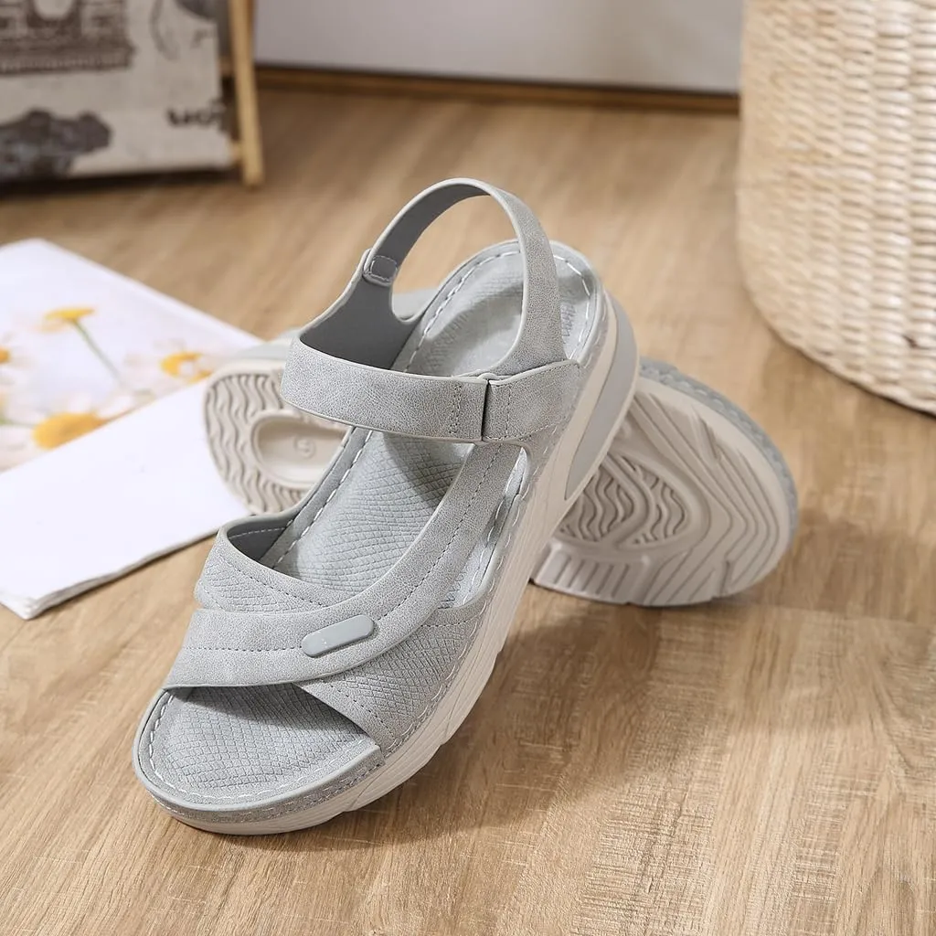 Women's Casual Walking Sports Athletic Sandals Comfortable Hook and Loop Lightweight Outdoor Hiking Summer Beach Sandal