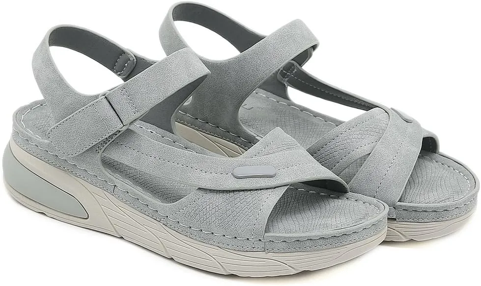 Women's Casual Walking Sports Athletic Sandals Comfortable Hook and Loop Lightweight Outdoor Hiking Summer Beach Sandal