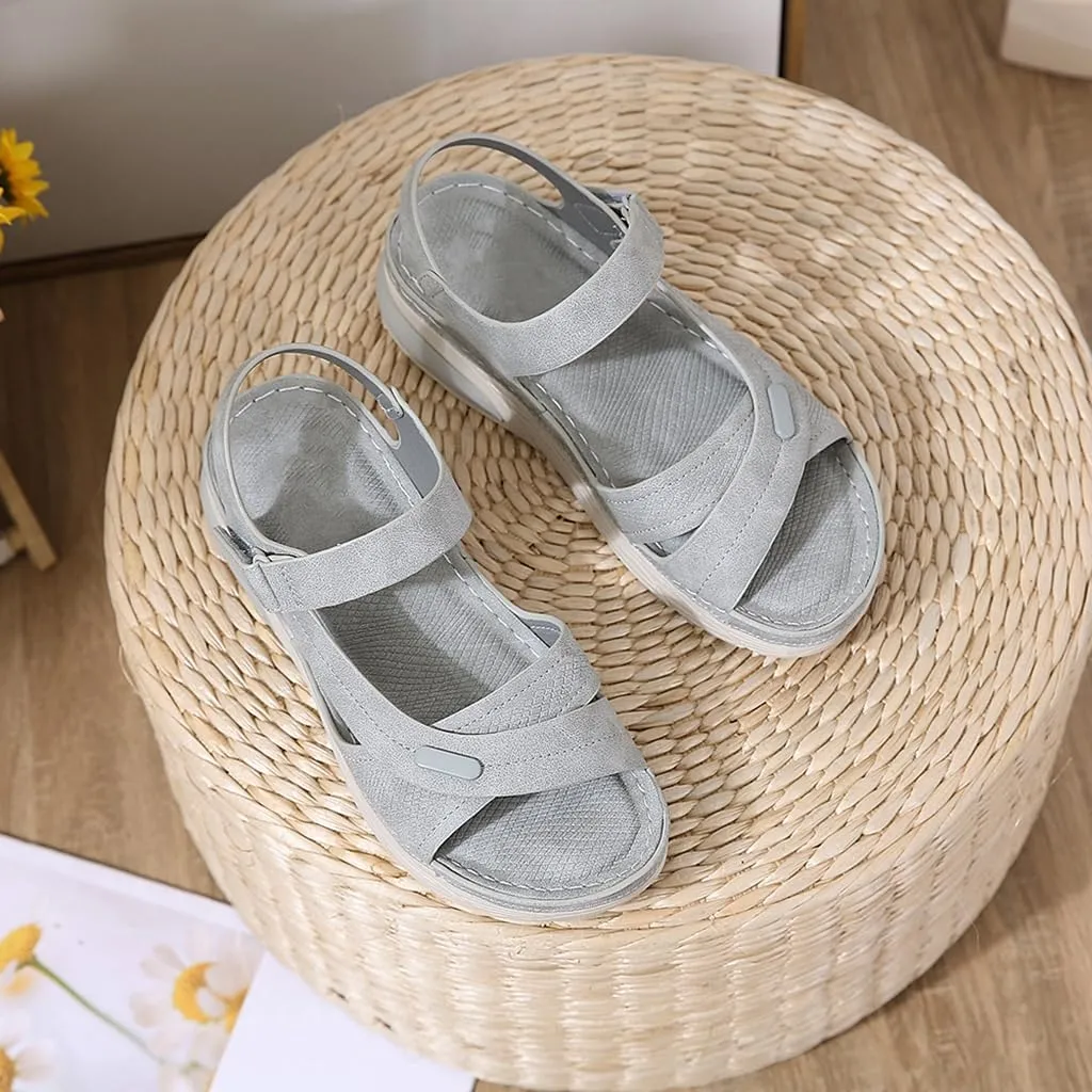 Women's Casual Walking Sports Athletic Sandals Comfortable Hook and Loop Lightweight Outdoor Hiking Summer Beach Sandal