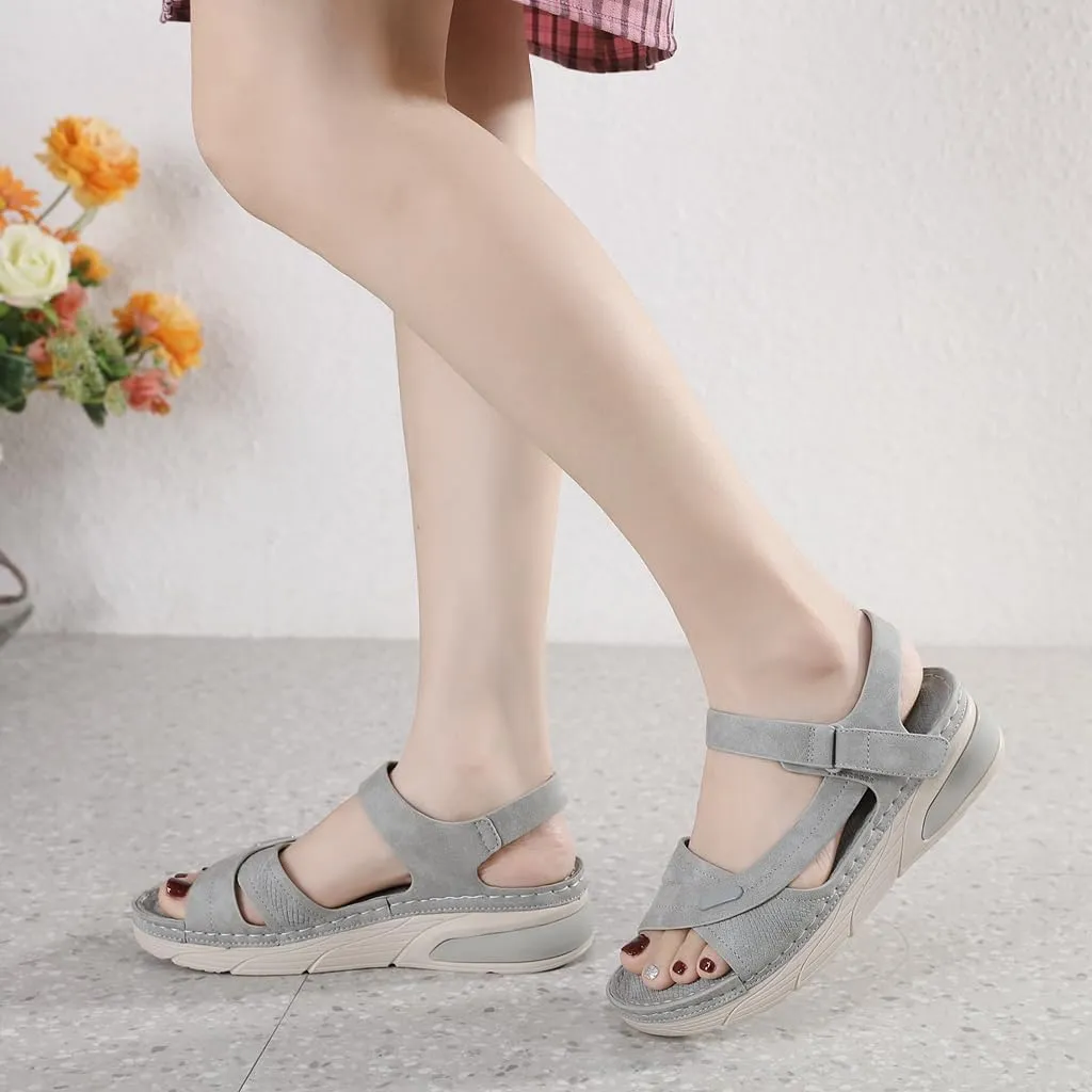 Women's Casual Walking Sports Athletic Sandals Comfortable Hook and Loop Lightweight Outdoor Hiking Summer Beach Sandal