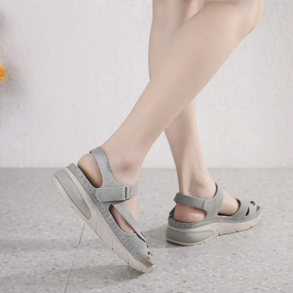 Women's Casual Walking Sports Athletic Sandals Comfortable Hook and Loop Lightweight Outdoor Hiking Summer Beach Sandal