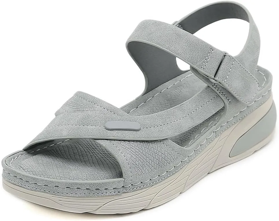 Women's Casual Walking Sports Athletic Sandals Comfortable Hook and Loop Lightweight Outdoor Hiking Summer Beach Sandal