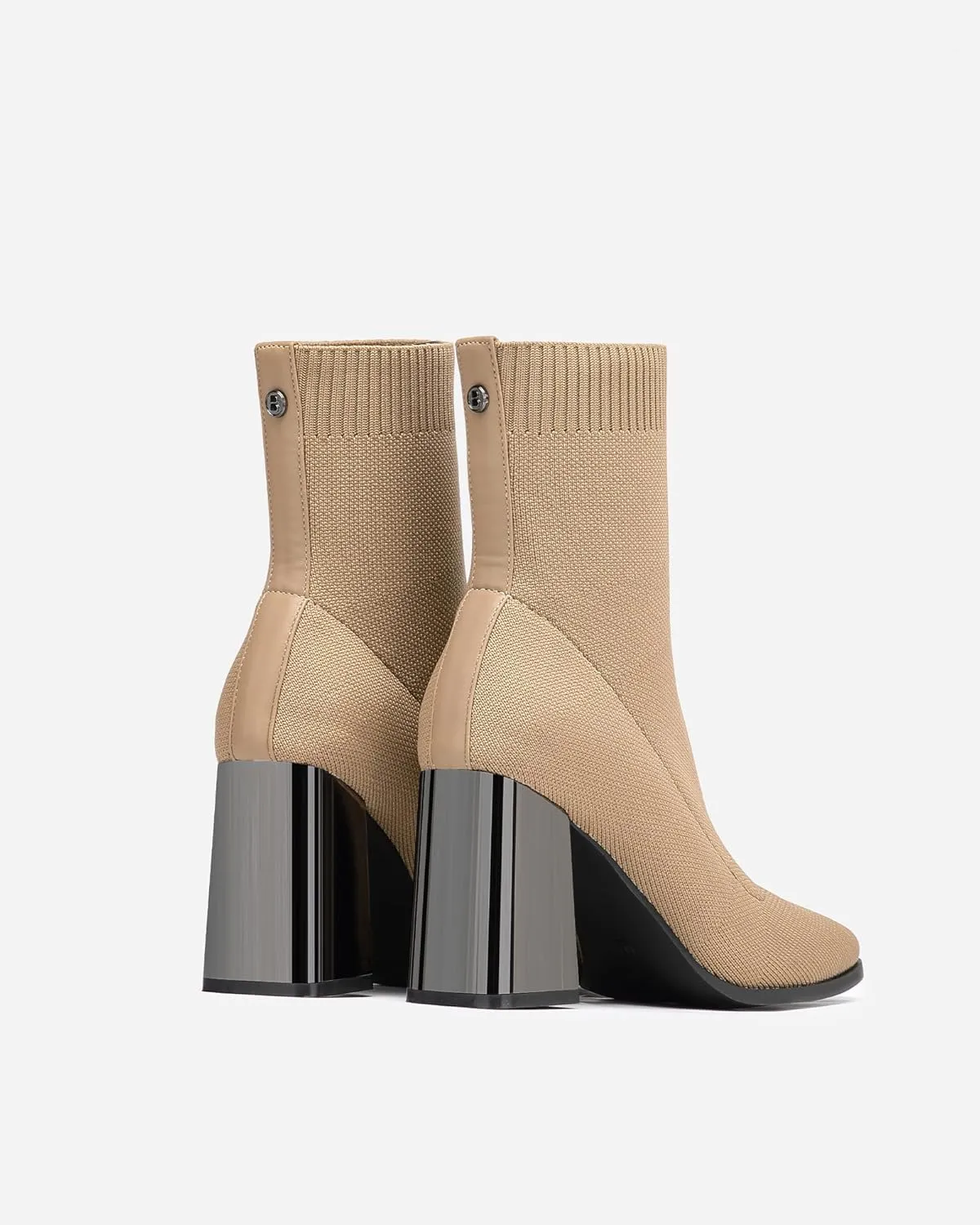 Women's Commute Square Toe Chunky Heeled Ankle Boots