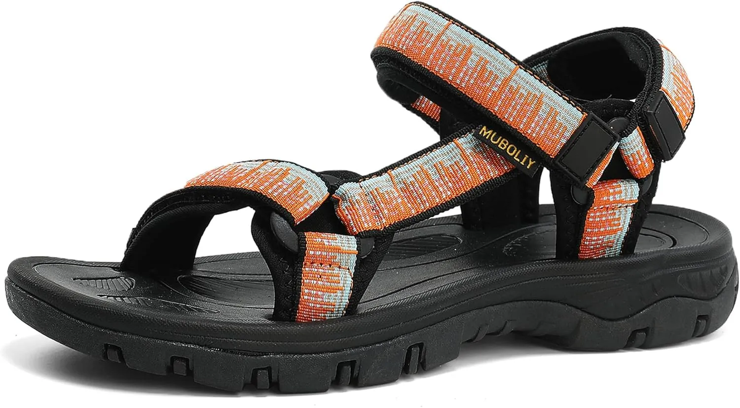 Women's Hiking Sport Sandals Water Outdoor Athletic Shoes With Arch Support Adjustable Velcro Beach Shoes