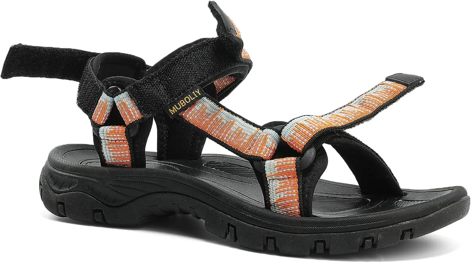 Women's Hiking Sport Sandals Water Outdoor Athletic Shoes With Arch Support Adjustable Velcro Beach Shoes