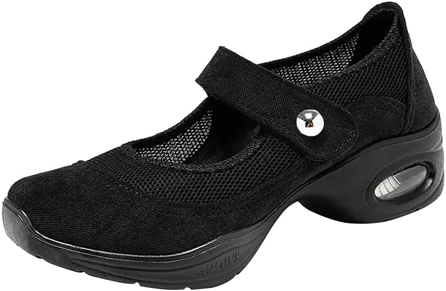 Women's Jazz Dance Shoes Sneakers Breathable Air Cushion Lady Split Sole Athletic Walking Dancing Shoes Platform