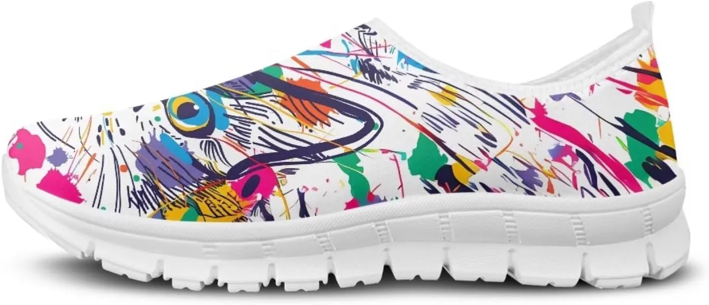 Women’s Loafers Stylish Slip On Low Tops Fitness Non Slip Gym Sneakers Comfort Casual Lightweight Walking Shoes for Workout Dressy