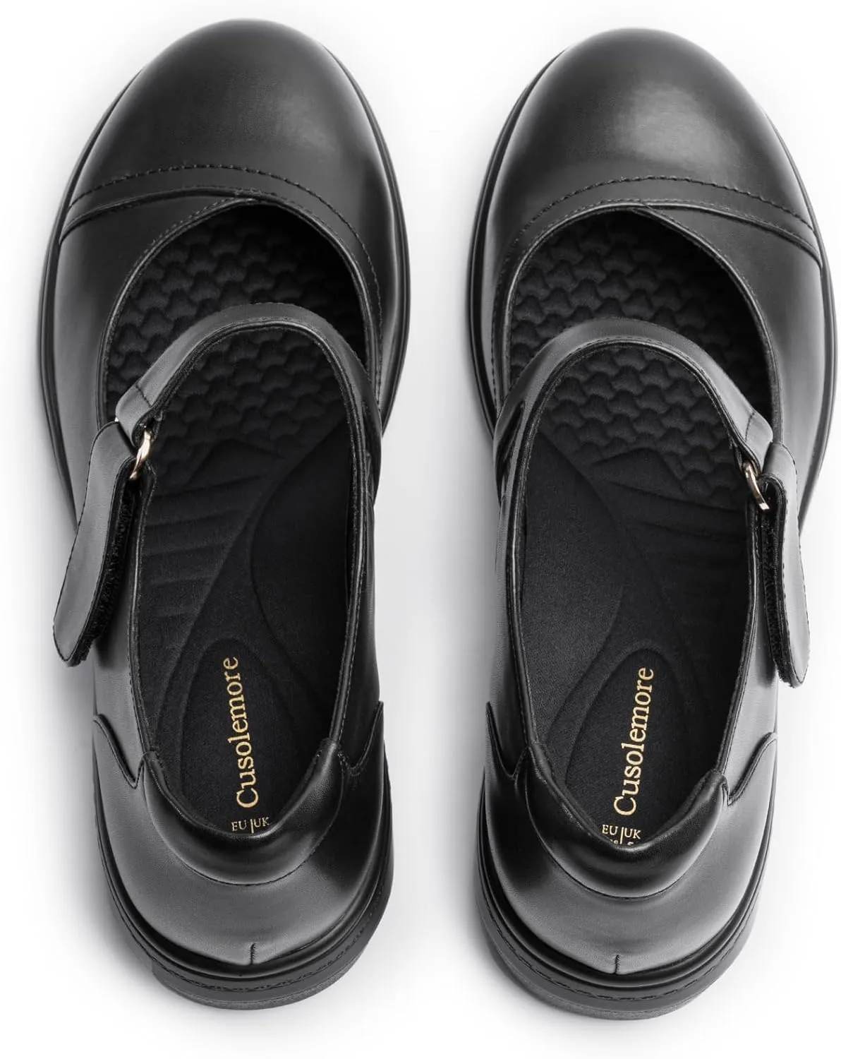 Women's Mary Jane Shoes with Arch Support, Closed Round Toe Mary Jane Flats for Women, Comfortable Dress Shoes for Work Office Casual Walking 6-11