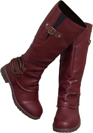 Women's Mid Calf Dress Boots For Women Renaissance Medieval Cosplay Boots Halloween Vintage Stage Pirate Viking Shoes