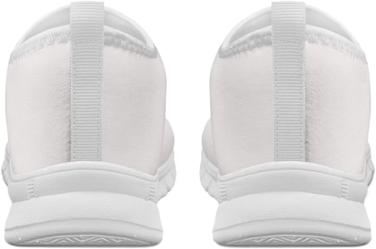 Women's Slip on Sneakers Soft Loafers Non Slip Shoes Comfort Low Top Casual Walking Shoe for Travel Work White Sole Size 5.5-11.5