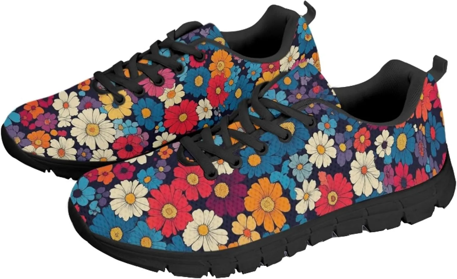 Women's Sports Trainer Running Sneakers Adults Causal Travel Shoes Outdoor Walking Low Heel Lace up Shoe Breathable Flexible for Lady