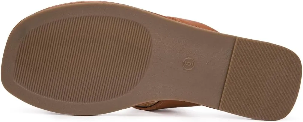 Women's Thong Sandals T Strap Sandals Flip Flop Slip On Flat Sandals Casual Slide Sandals for Women Dressy Summer