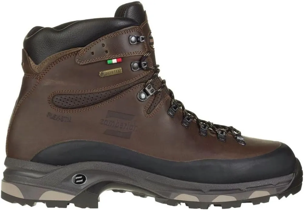 Zamberlan Mens N.VIOZ Plus Gore-Tex RR WL Leather Chestnut Boots 5 US