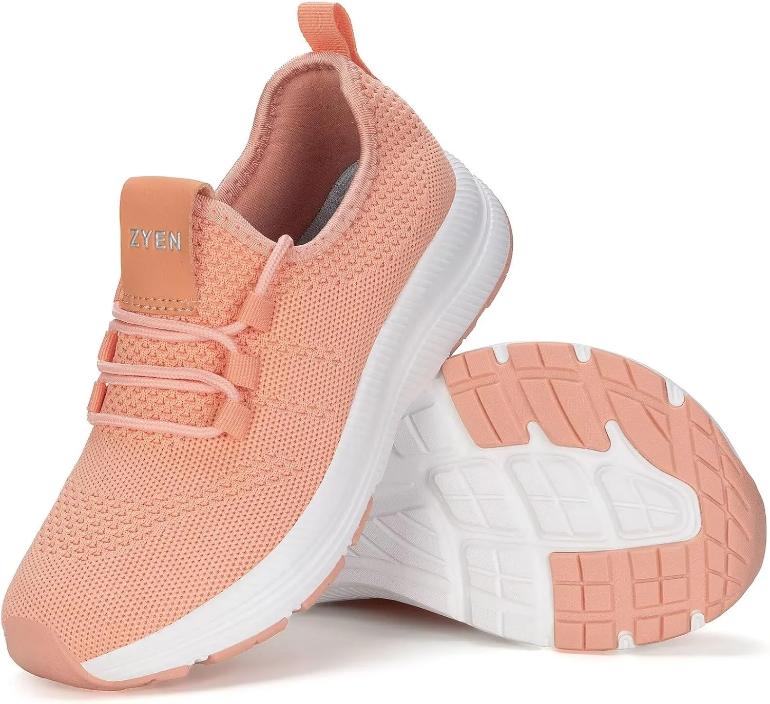 ZYEN Wide Toe Box Shoes Women Non-Slip Ultra Light Running Sneakers Extra Wide Feet Arch Support Walking Shoes Tennis Diabetes Breathable Gym Workouts 6-12