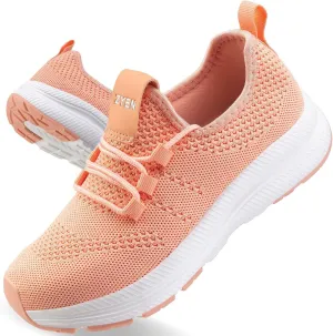 ZYEN Wide Toe Box Shoes Women Non-Slip Ultra Light Running Sneakers Extra Wide Feet Arch Support Walking Shoes Tennis Diabetes Breathable Gym Workouts 6-12