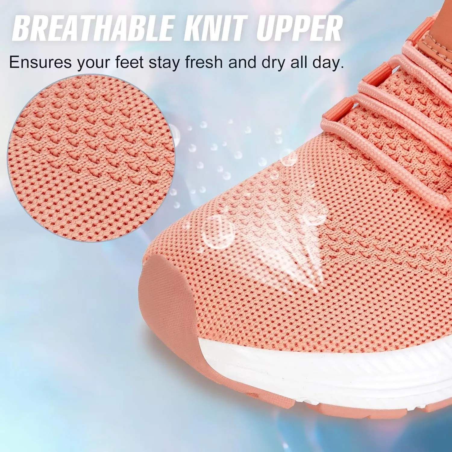 ZYEN Wide Toe Box Shoes Women Non-Slip Ultra Light Running Sneakers Extra Wide Feet Arch Support Walking Shoes Tennis Diabetes Breathable Gym Workouts 6-12